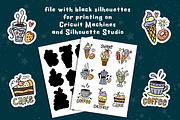 Sweets stickers. Dessert clipart, a Graphic by rinaletters (Thumbnail 5 of 5)
