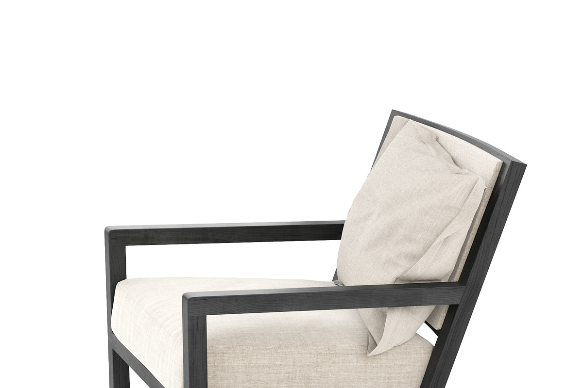 Clio Maxalto Armchair B&B Italia, a Furniture 3D Model by NOMODOL (Photo 4 of 7)