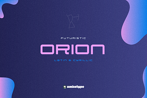 Orion Display Font, a Sans Serif Font by alpercakici