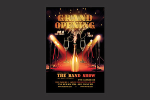 Grand Opening Party Flyer