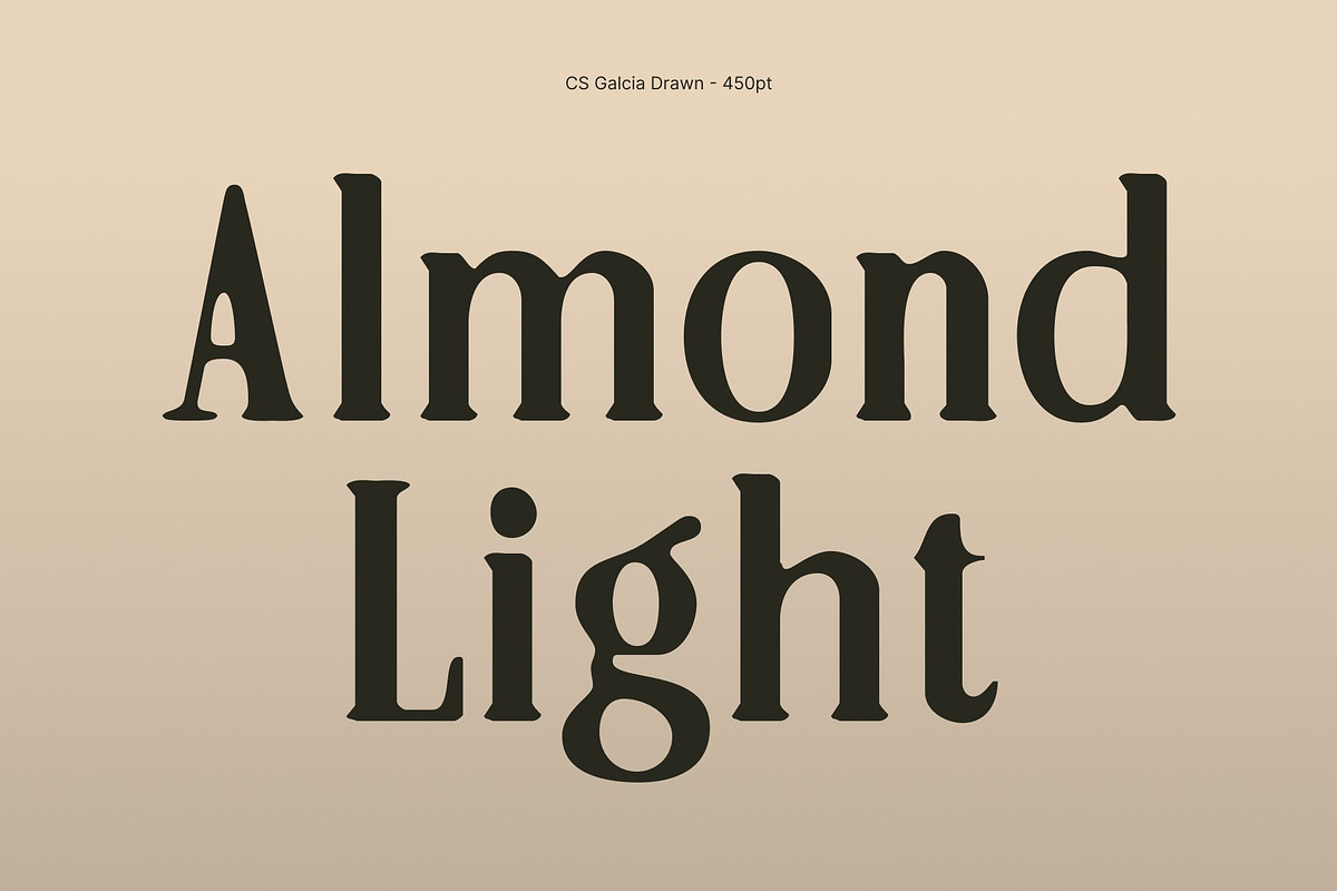 CS Galcia Drawn, a Serif Font by Craft Supply Co. (Photo 2 of 8)