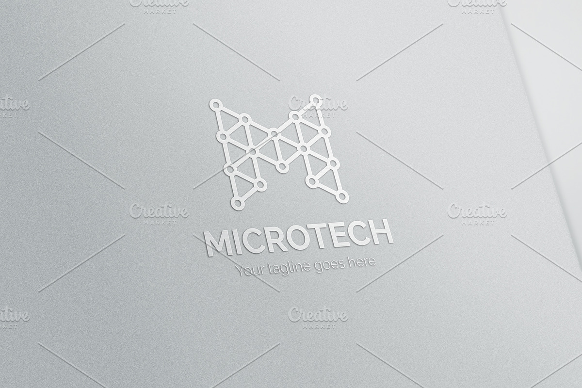Microtech Letter M Logo, a Branding & Logo Template by XpertgraphicD