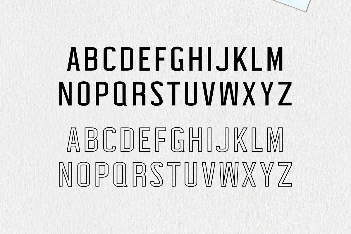 Carolin Duo 5 Font Family Pack preview 2