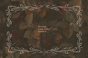 Autumn botanical hand-drawn graphics, a Decorative Illustration by CapriceMeDesigns (Thumbnail 6 of 11)