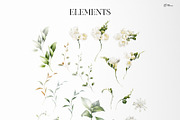 White flowers, Freesia, an Object Illustration by ollalya (Thumbnail 9 of 10)