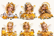 Daisy Fairies Girl Clipart Bundle, a Person Illustration by Design Scotch (Thumbnail 2 of 8)