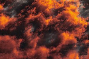 Brisbane Sunset Cloudscape, a Nature Photo by Rob D Animal Photography