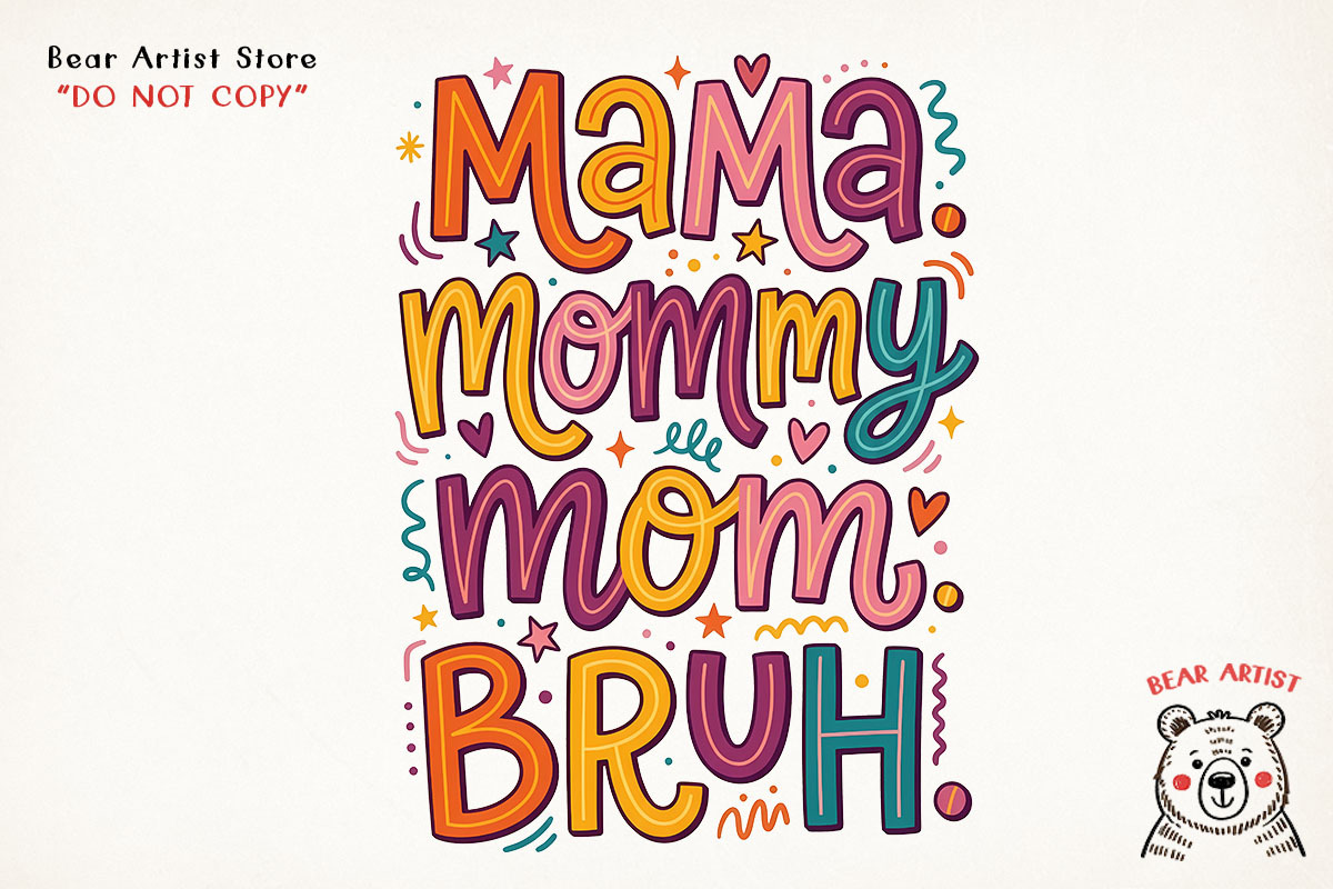 Mother’s Day Sublimation PNG Bundle, an Illustration by GlitterCraft (Photo 14 of 41)