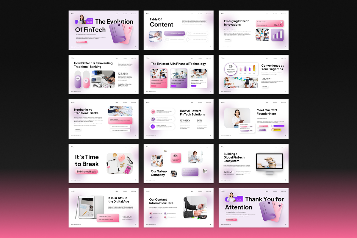 Financial Technology Presentation, a Presentation Template by Annora Studio (Photo 7 of 7)