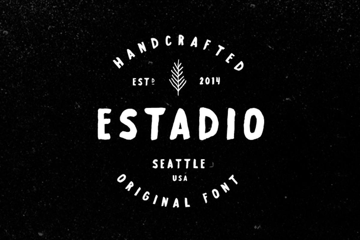 Estadio Font Family preview 2
