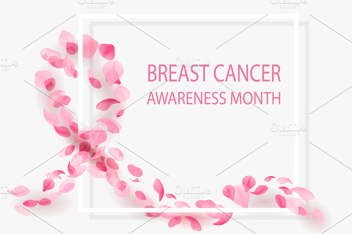 Breast cancer awareness month, a Healthcare Illustration by oxy_gen (Photo 1 of 3)