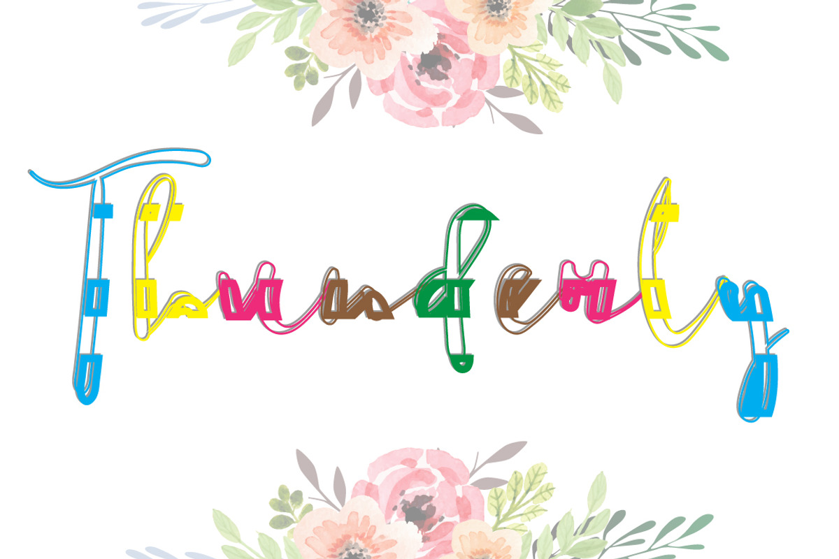 Thunderly Script Font