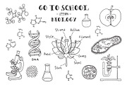 Go to school. Doodle set, an Education Illustration by WINS Doodle shop (Thumbnail 3 of 10)