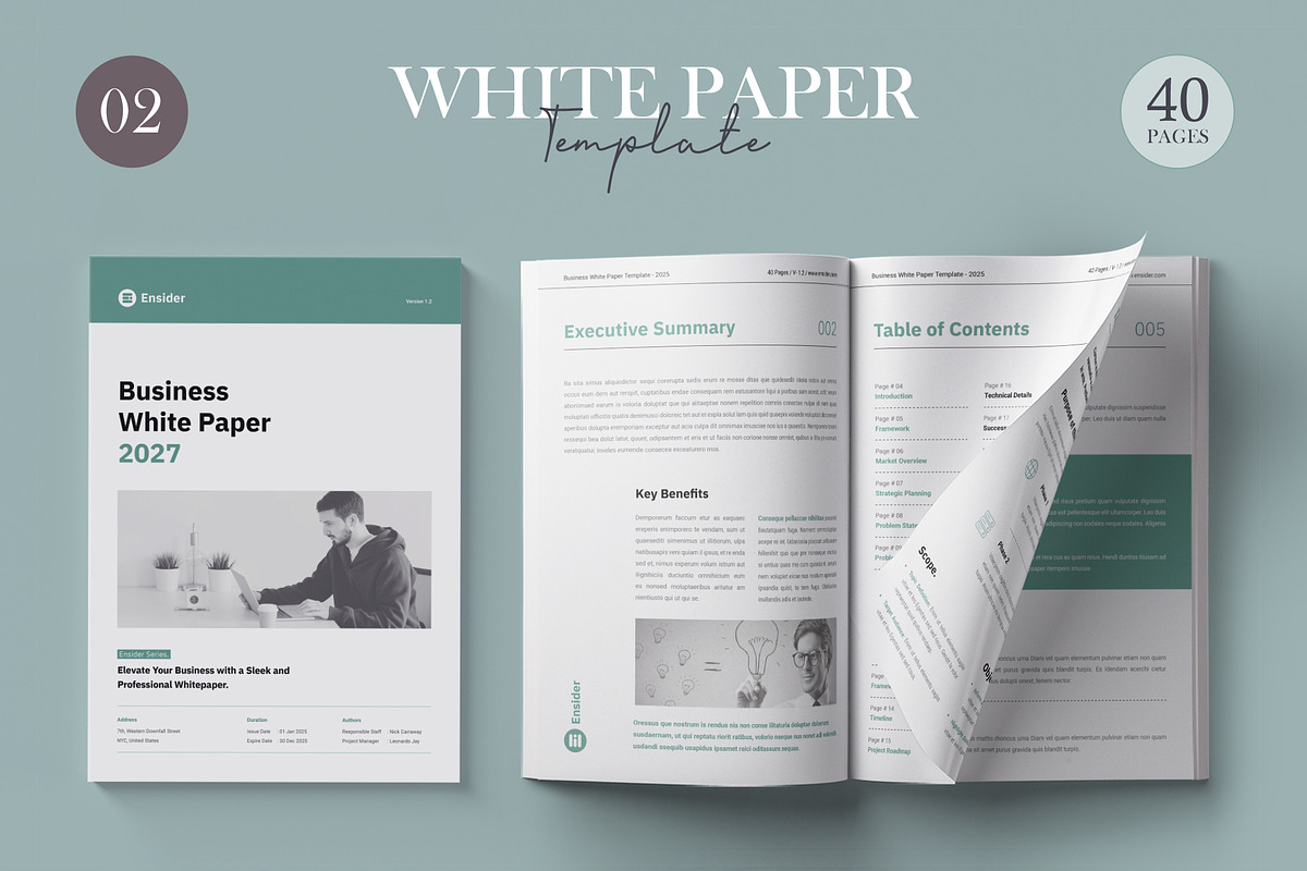 White Paper Bundle, a Brochure Template by Orcshape Studio (Photo 8 of 29)