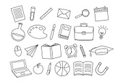 Back to school set doodle style, an Object Illustration by kaisorn (Thumbnail 2 of 3)