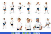 Realistic Kids Boy T-Shirt Mockups, a Shirt Mockup by Hi, Mock-Up! (Thumbnail 12 of 12)