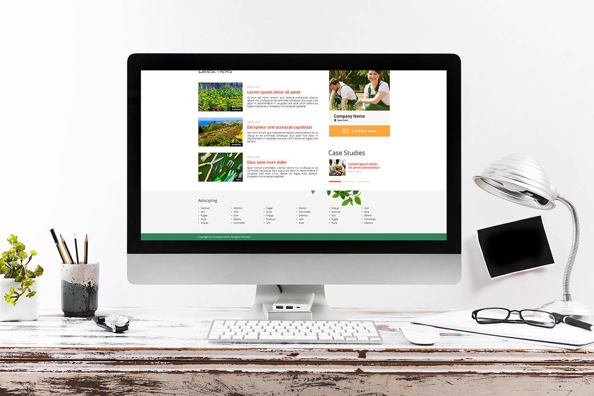 Modern Website Template Design, a Websites & App Template by Malst (Photo 4 of 4)