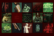 Dark Glamour Social Media Bundle, a Social Media Template by The Flossy Finch (Thumbnail 6 of 13)