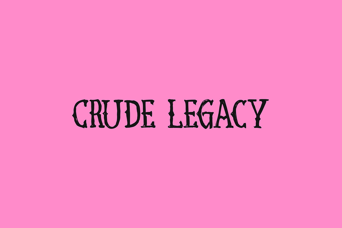 Crude Legacy, a Blackletter Font by Mirco Zett (Photo 1 of 6)