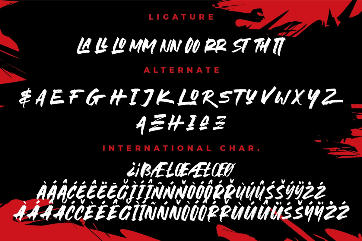 The Rocky Handbrush Typeface, a Font by Creatype Studio (Photo 9 of 9)
