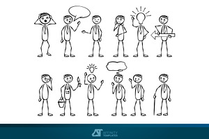 Vector Stickman .afdesign