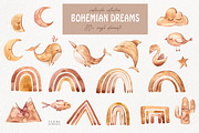 SALE! Watercolor BOHO collection, an Animal Illustration by Tiana Geo (Thumbnail 8 of 23)