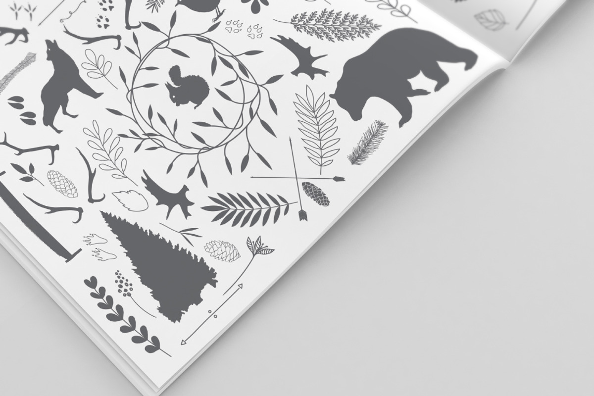 100 Forest Elements preview 3