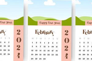 Editable Canva Frame Calendar 2024