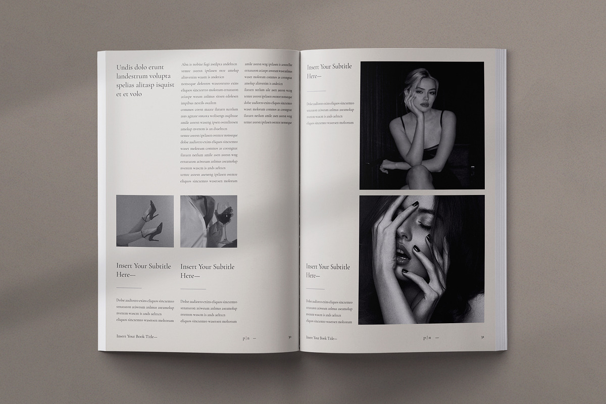 Book Layout & Magazine Template, a Brochure Template by Olion Lora (Photo 12 of 24)