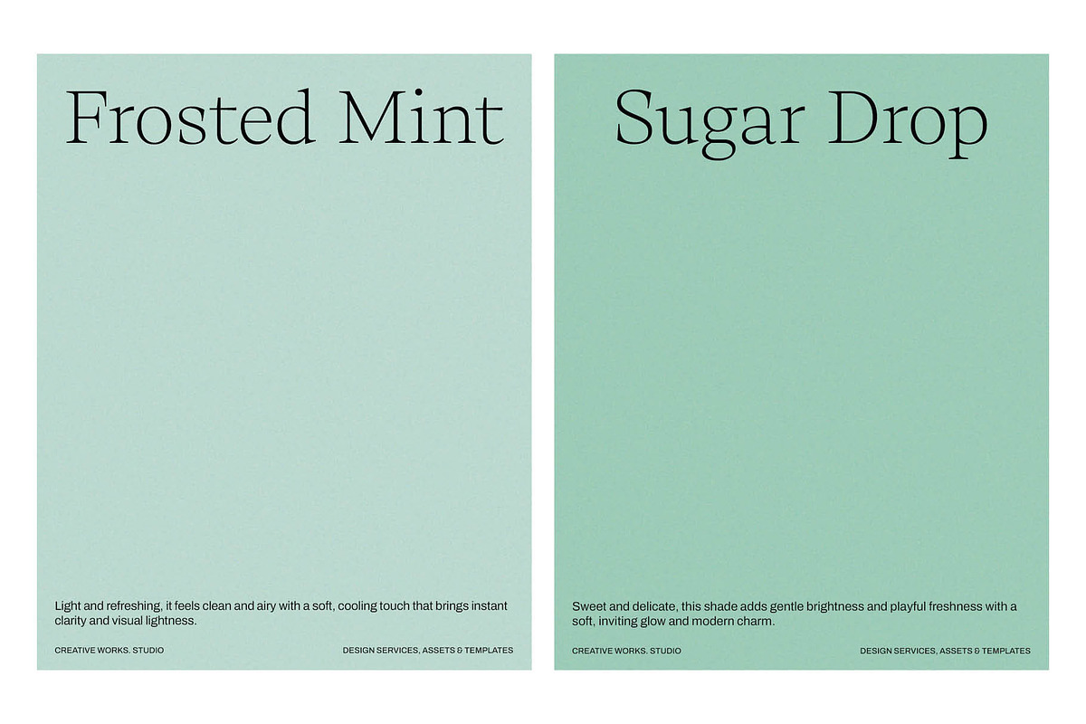 6 Jelly Mint Grain Backgrounds, a Texture Graphic by CREATIVE WORKS. (Photo 2 of 5)