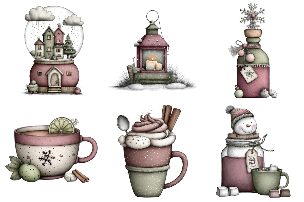 Cozy Winter Clipart Bundle, an Illustration by Daily.Designs (Photo 5 of 5)