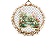 Whimsical Summer Pathway Clipart, an Illustration by DreamArtGraphic (Thumbnail 6 of 8)