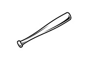 Baseball Bat Silhouette Vector Bundl, an Illustration by Creativeshirt (Thumbnail 7 of 51)