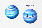 Cute Space Object Clipart, an Education Illustration by jvxvxnism (Thumbnail 5 of 16)