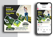 Golf Flyer, a Flyer Template by AfzaalGraphics (Thumbnail 2 of 2)