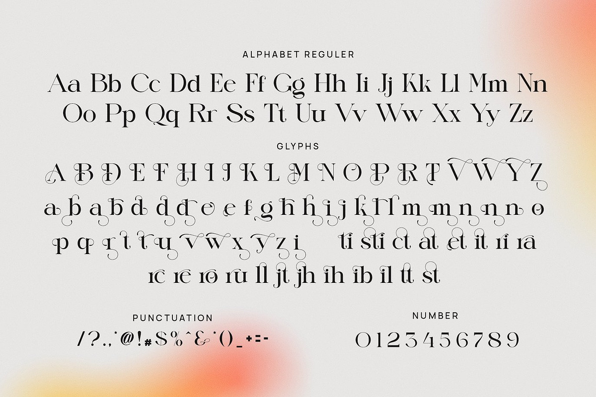 Malking - Luxury Serif Font, a Serif Font by Luna Shop (Photo 2 of 8)