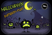 HALLOWEEN pumpkin-man, an Illustration by stallfish's art store (Thumbnail 1 of 2)