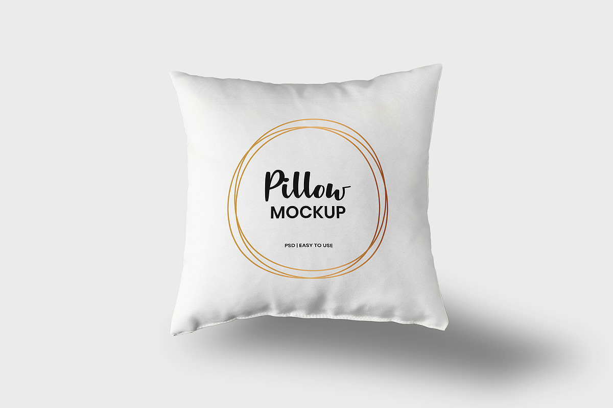 Realistic White Pillow Mockup, a Product Mockup by Graphic Xtreme (Photo 1 of 3)