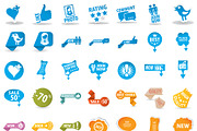 Stickers and Speech Bubbles, a Finance Illustration by TAlex (Thumbnail 7 of 7)