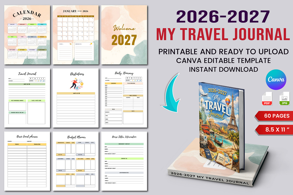26–27 Ultimate All-in-One Bundle, a Stationery Template by Designmela01 (Photo 12 of 20)