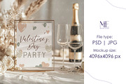 8x10 Table Sign Mockup, Wedding Sign, a Mockup by Mie Mockup Studio (Thumbnail 2 of 8)