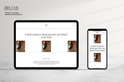 Squarespace Website Template DREAMY, a Squarespace Template by StudioHuomenta (Thumbnail 8 of 11)
