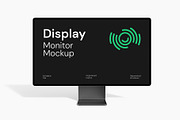 Monitor Display Mockup Template, a Product Mockup by graphypix (Thumbnail 1 of 4)