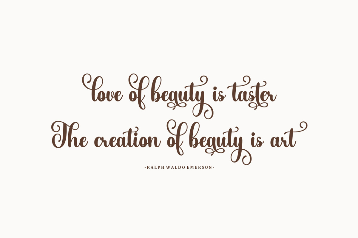 Sauthine, a Script Font by Bosstype Studio (Photo 6 of 7)