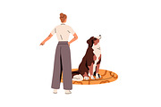 Dog behavior problems set, an Animal Illustration by PaperTrident (Thumbnail 15 of 15)