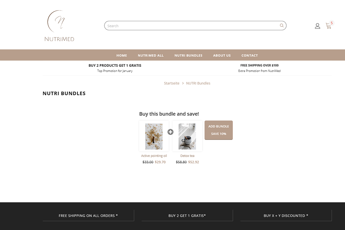 NUTRIMED - Shopify Theme, a Shopify Template by inSTUDIO43 (Photo 6 of 9)