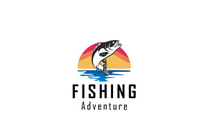Fishing Adventure Logo Design, a Branding & Logo Template by AlvinStd
