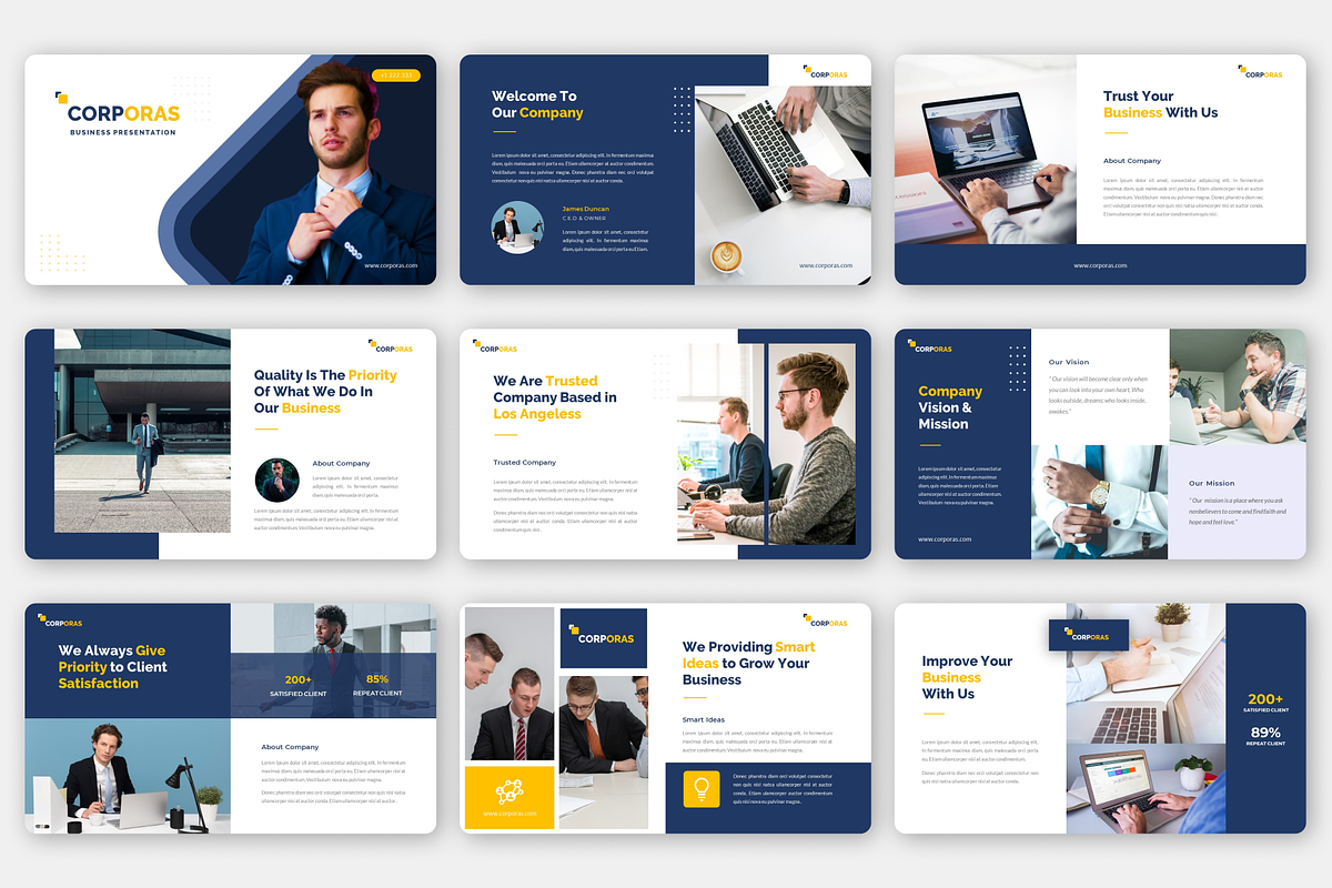 Corporas – Corporate and Business, a Presentation Template by Monsgraph Creative Studio (Photo 3 of 5)