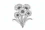 8 Pages Flower Coloring Bundle, an Illustration by Amazin_art (Thumbnail 4 of 9)