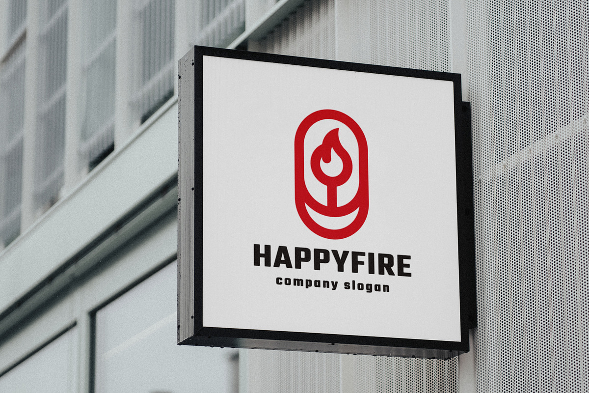 Happy Fire Logo, a Branding & Logo Template by Design_Planet (Photo 2 of 3)